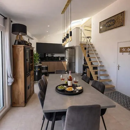 Le Duplex Azur, Terrasse & Vue דירה