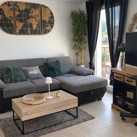 Le Duplex Azur, Terrasse & Vue Appartement