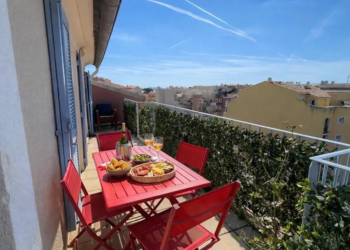 Appartement Le Duplex Azur, Terrasse & Vue